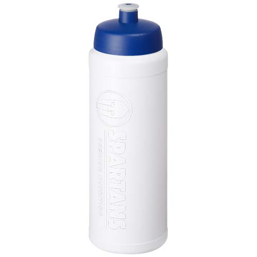 Bouteille 750ml de sport à personnaliser Rise Baseline Blanc / Bleu